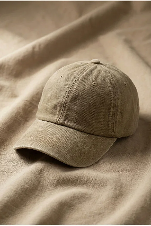 Light Brown Washed Cap