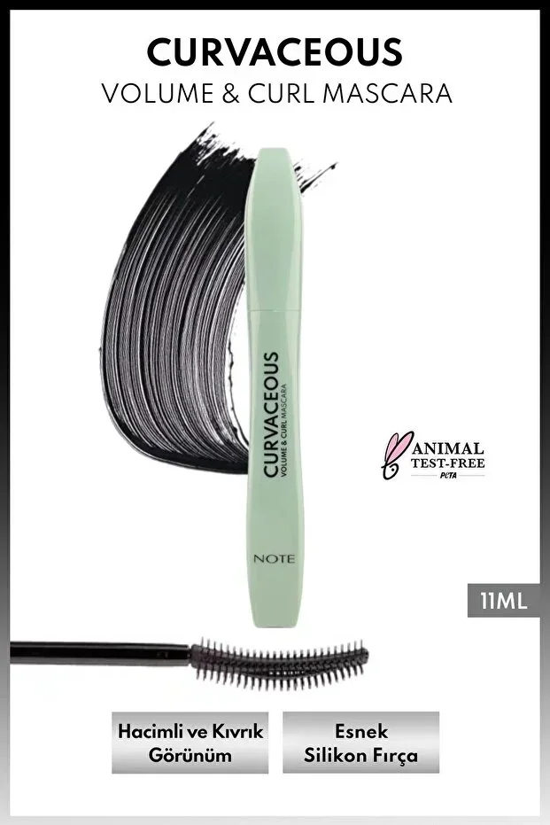 Curvaceous Volume and Curling Effect Mascara - Black