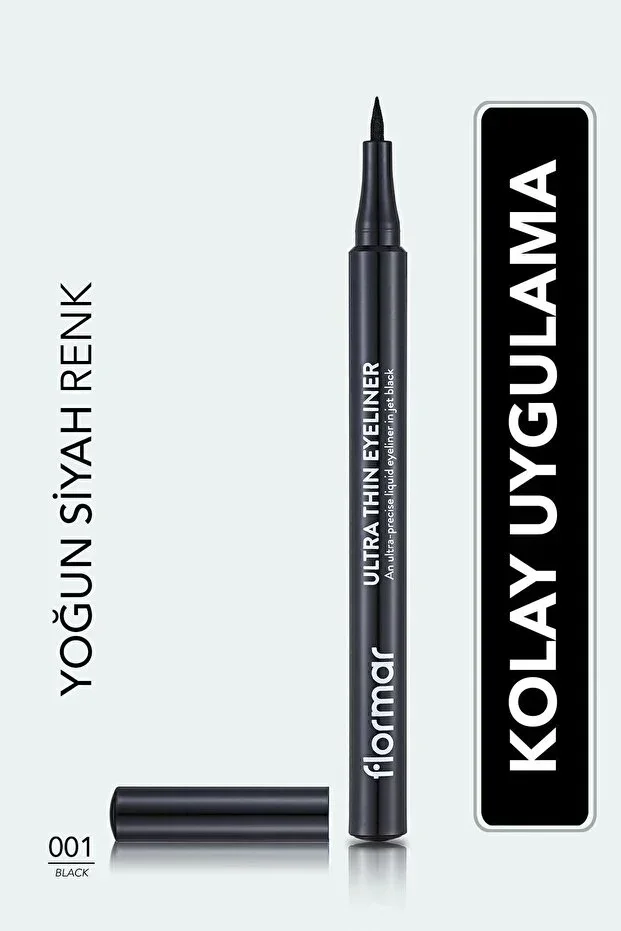 Ultra Thin Eyeliner (BLACK) - Ultra Thin Eyeliner - 001 Black - 8690604478491