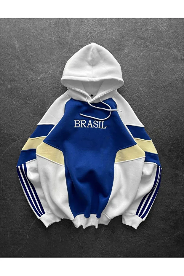 ROSS BRSL 3 THREAD HOODED RETRO SWEAT