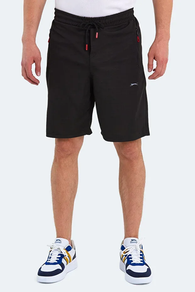 OSAMU Men's Pocket Black Shorts