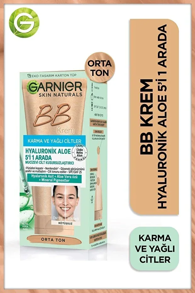 BB CREAM MEDİUM TONE SPF 20 FOR COMBİNATİON AND OİLY SKİN 50 ML KEYON3172