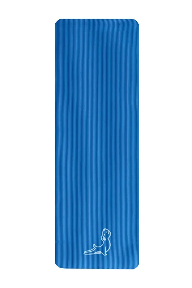 PETARYA Comfort Series 10 mm NBR Exercise Mat Pilates Mat Blue