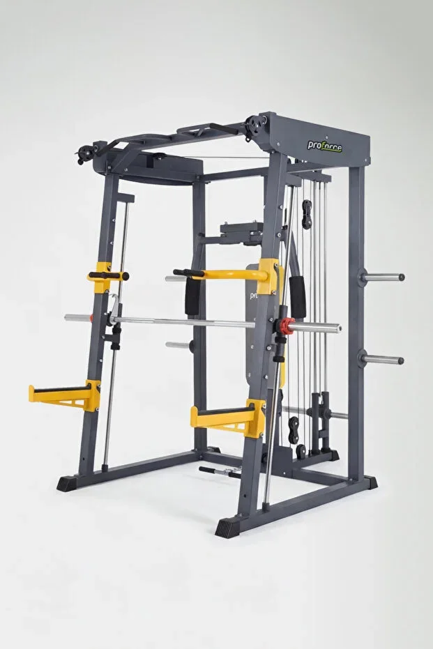 EMH 17 Multifunctional Smith and Cable Cross Weight Training Station
