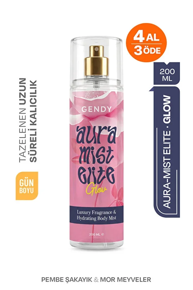 Aura Mist Elite - GLOW Body Mist, Perfumed Body Spray 200 ML