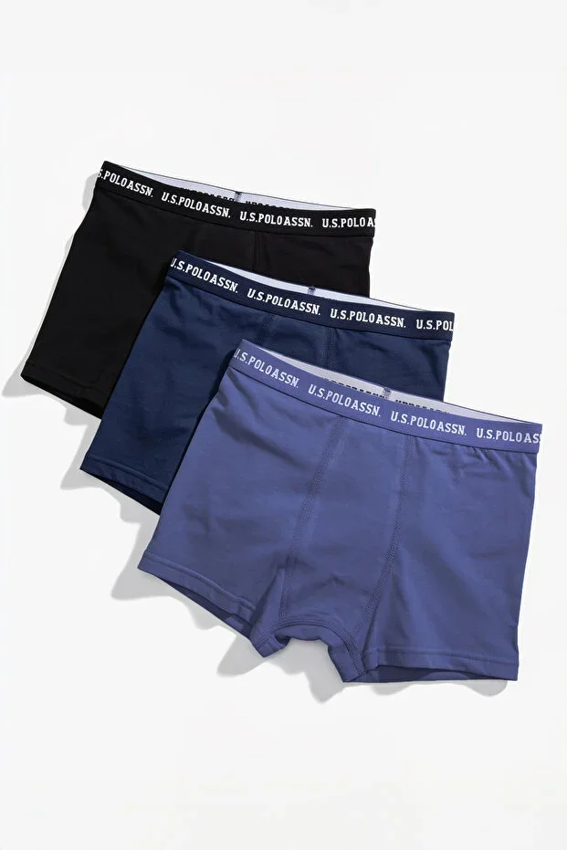 U.S. Polo Assn. Boys 3-Pack Boxer Set
