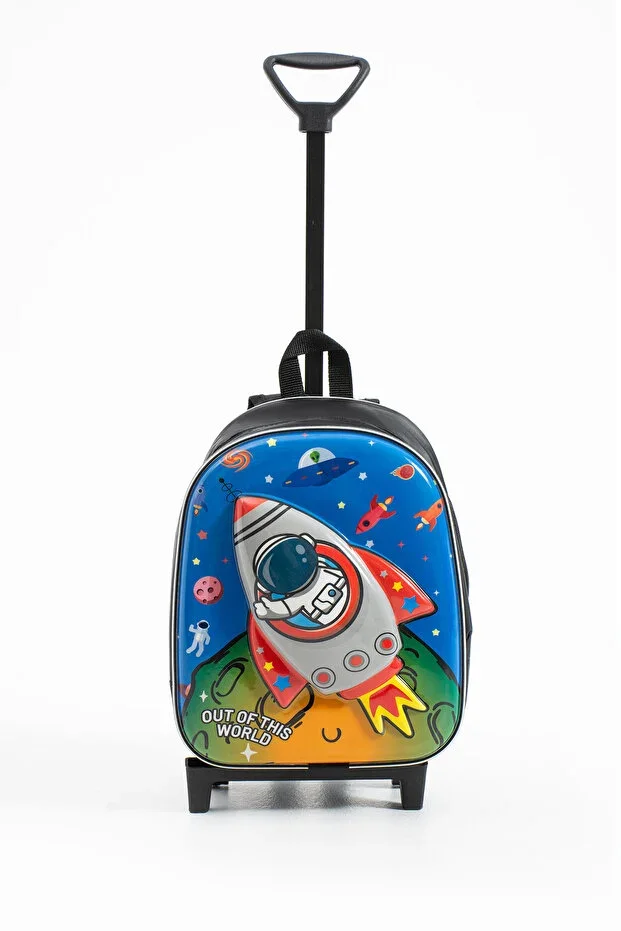 Embossed Trolley Backpack for Kindergarten/Nursery