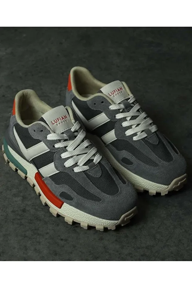 121230035 Stella Leather Unisex Sneaker Shoes GREY