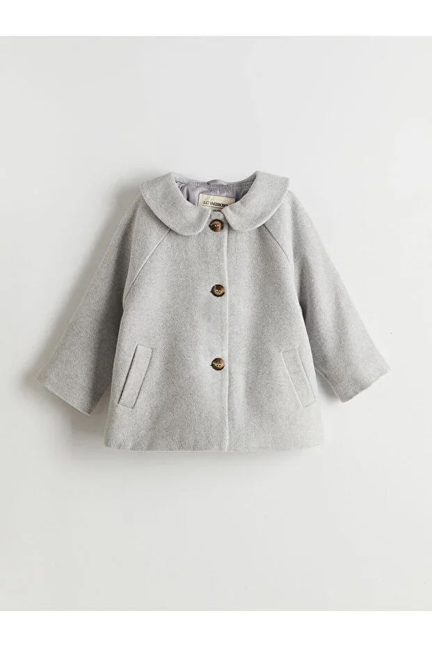 Vizyon New Season Baby Collar Girl Child Wool Coat