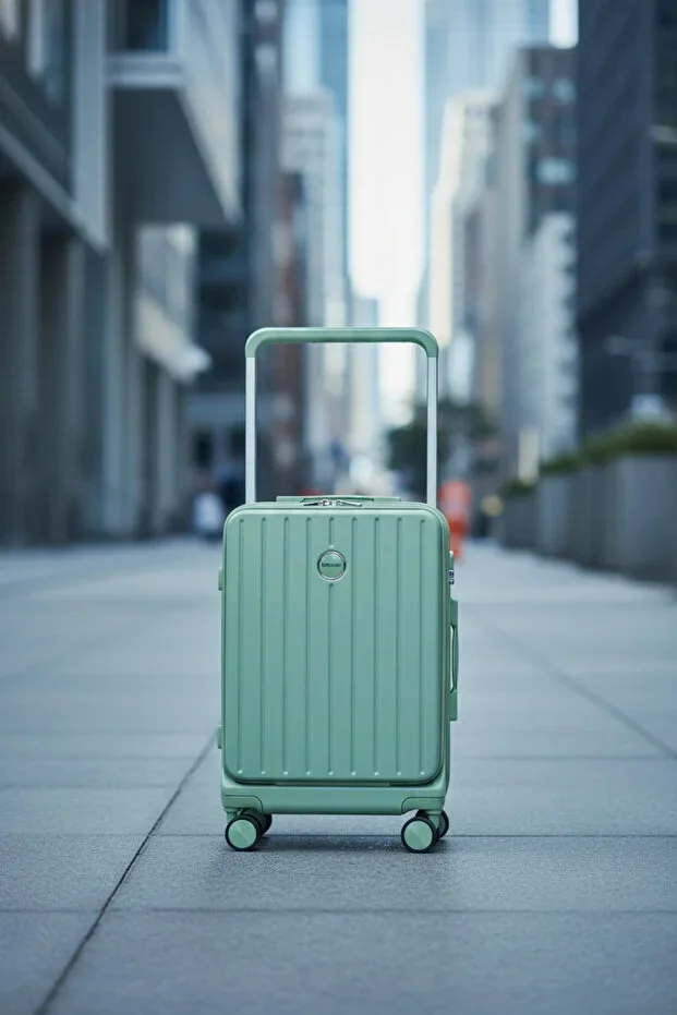 Monnat Mn-710 Lumina Series GREEN Premium Notebook Compartment Suitcase