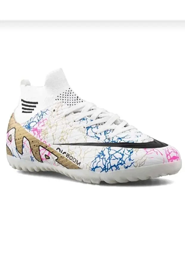 Air Semi-Professional Football Shoes with Studded Sole for Grass-Carpet Fields, Rubber Sole, Unisex