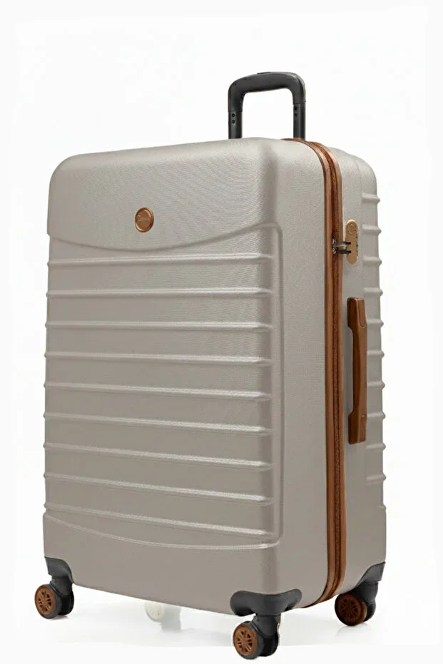 Medium Size Suitcase 4x2 Wheel Stone-Tabby 1168