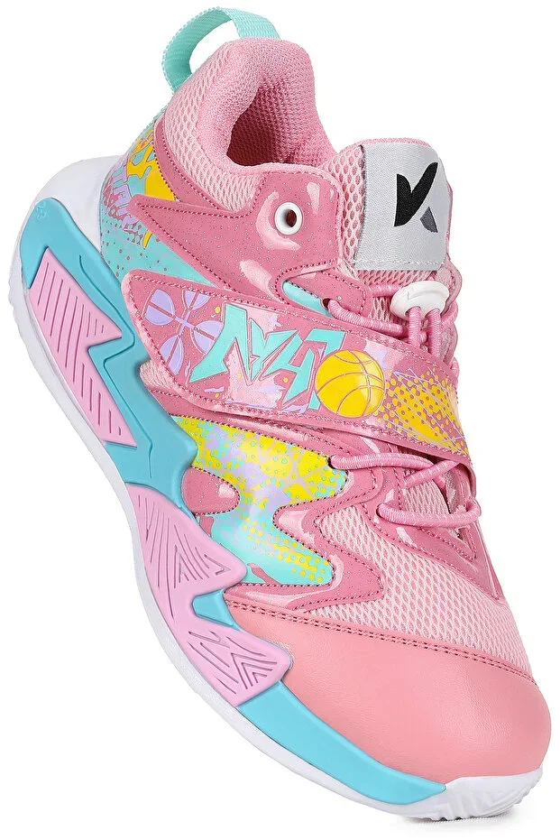 Luka Velcro Basketball Mesh Girls Sports Shoes