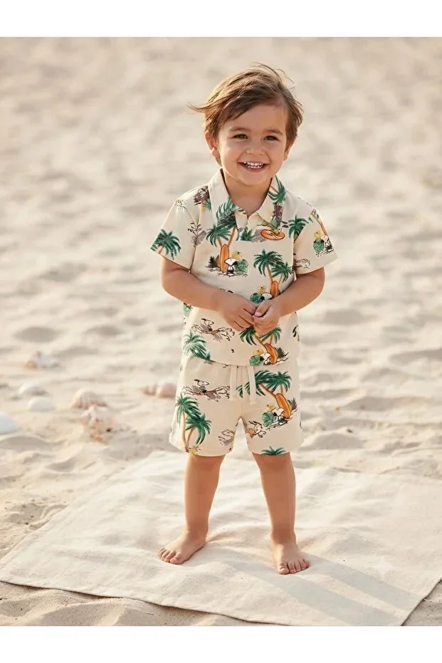 New Season Boys Cartoon Character Shorts Set