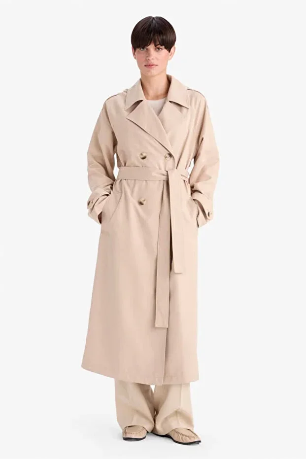 Waterproof Relax Fit Trench Coat G0742AX26SP