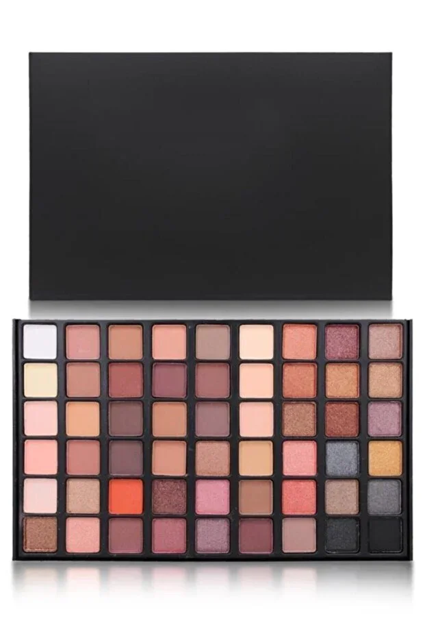 MUJGAN Black 54-Piece Matte Pearlescent Eyeshadow Palette