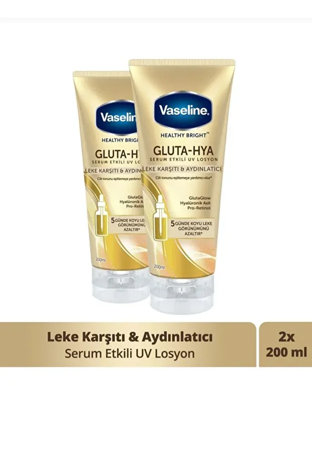 Gluta Hya Serum Effect UV Lotion Anti-Spot and Brightening 200 ml×2