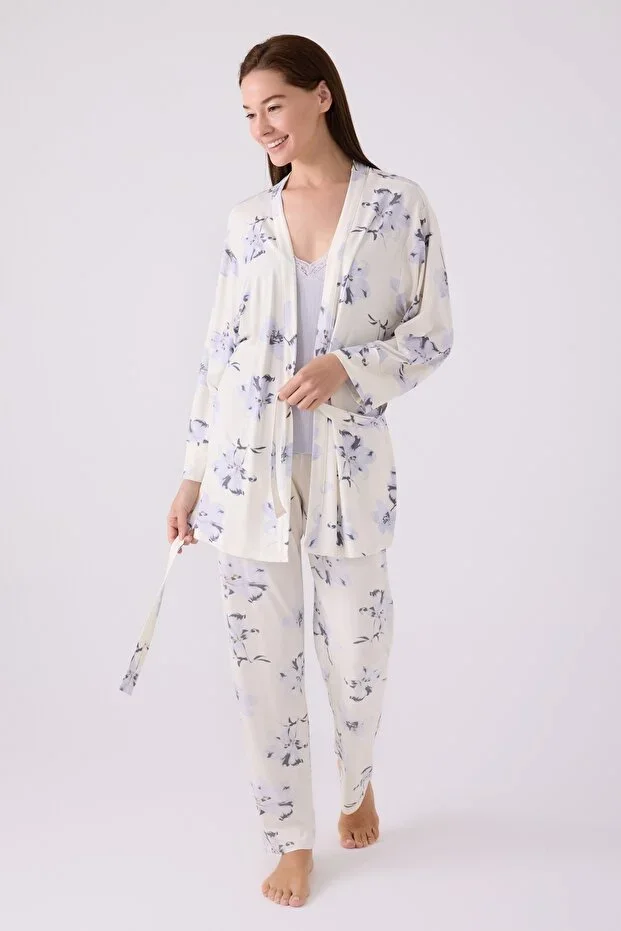 Üçlü Pijama Takım Kaşkorse - 3lü Takım