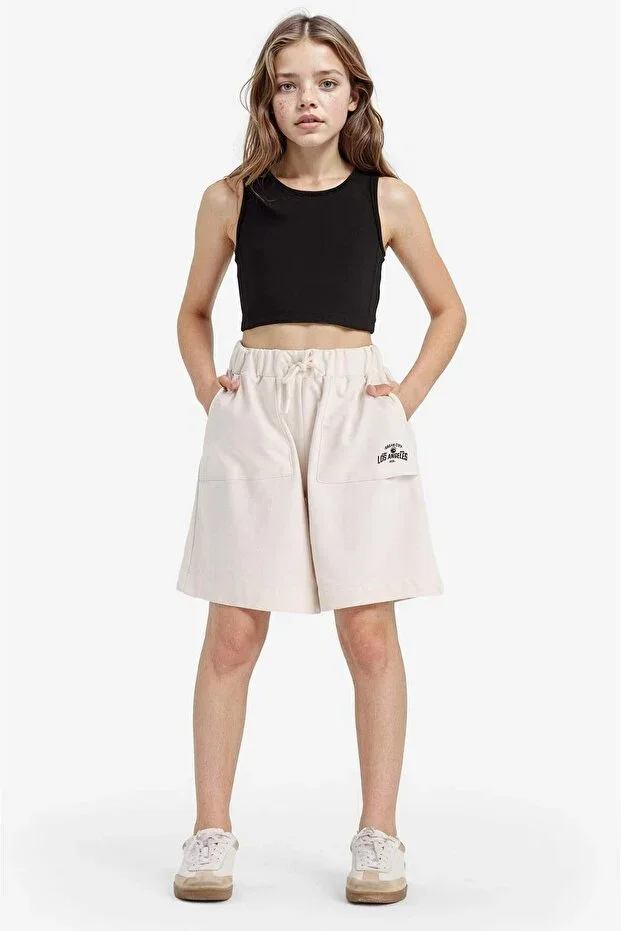 DeFacto Girls Basic Shorts with Elastic Waist B0847A825HS