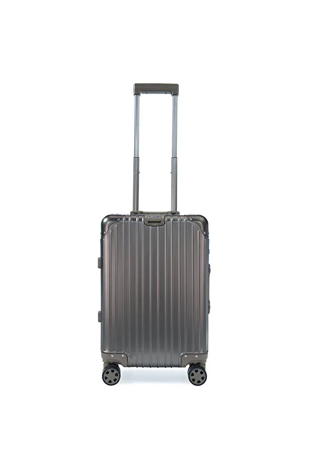 Aluminum Unbreakable Premium Swivel Wheel Tsa Lock Cabin Size Suitcase Luggage - BRONZE COLOR