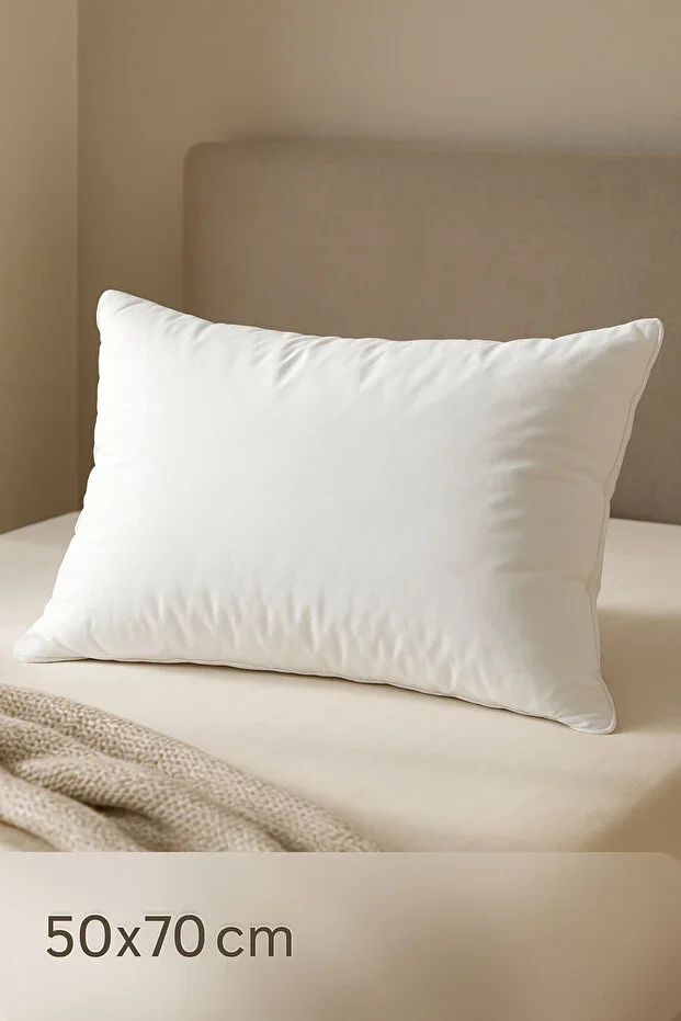 50x70 Cm Microfiber Silicone Fiber Pillow | Non-Sweating & Soft | Antibacterial – 1000 gr