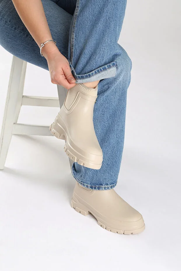 Bej Women's Rain Boot PC-55317