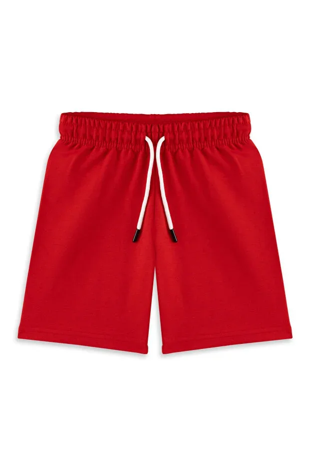 Boys Two Thread Lycra Laced Waist Adjustable Basic Shorts