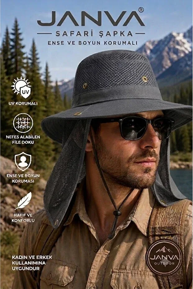 Summer Walking Sports Scouting Work Hat with Neck Protection