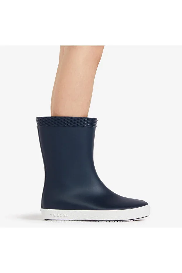 Children's Sailing Boots - Navy Blue - 100