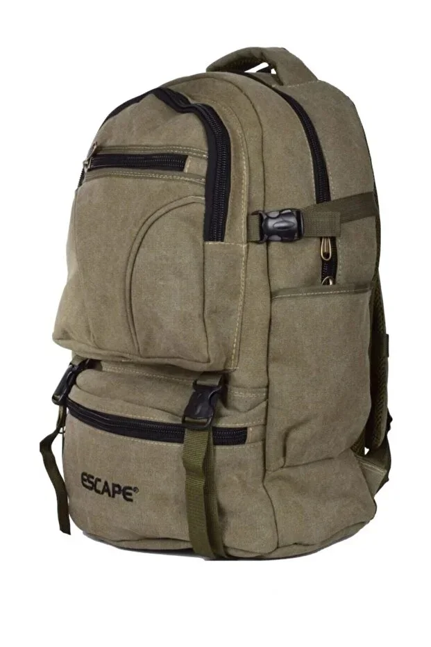 Unisex Khaki Backpack
