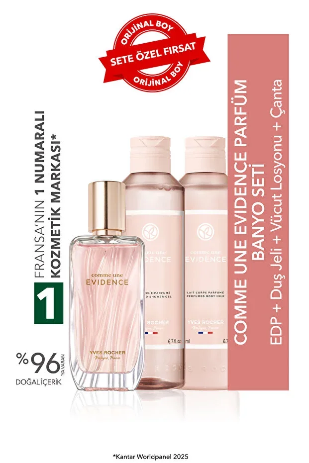 Comme Une Evidence Perfume-Bath Set