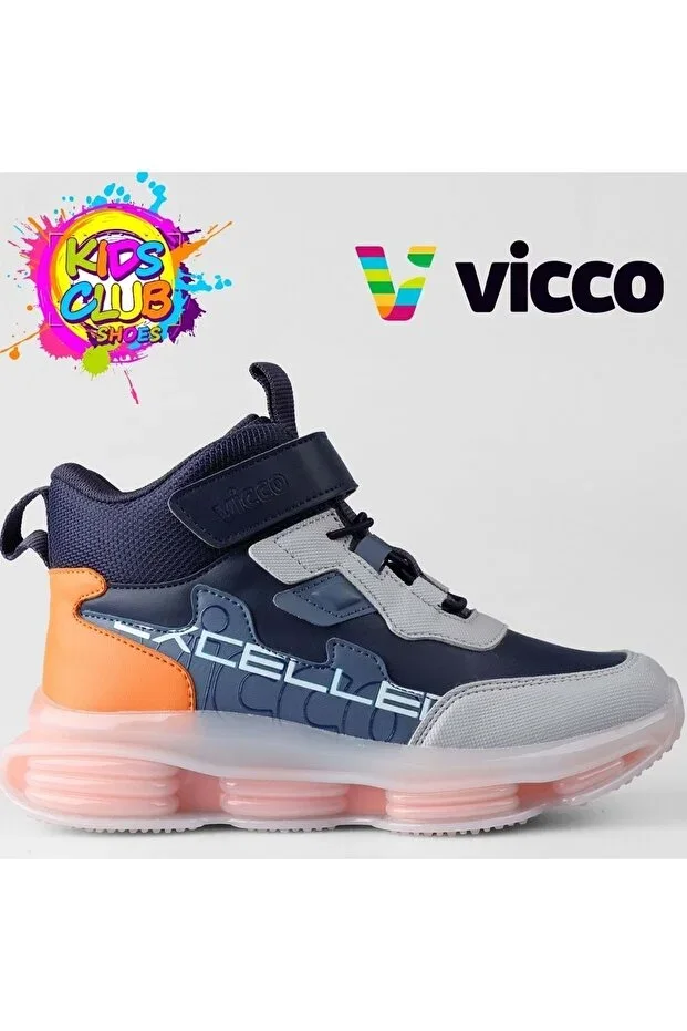 Heel Orthopedic Rubber Sole Orthopedic Children's Boot Navy