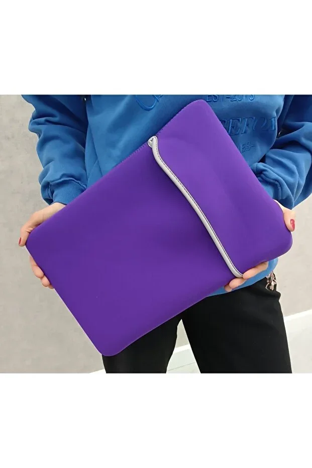 14-inch Waterproof Double-Sided Use Flexible Neoprene Fabric A4 File Compatible Notebook Laptop Case
