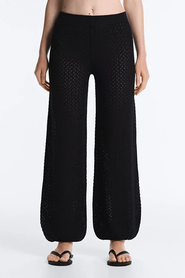 Oysho Crochet Knit Bloomer Trousers