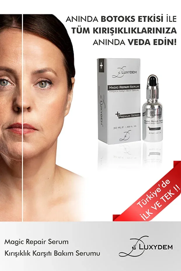 Botox Effect Wrinkle Remover, Skin Tightening, Blemish Serum 4-Piece Care Set