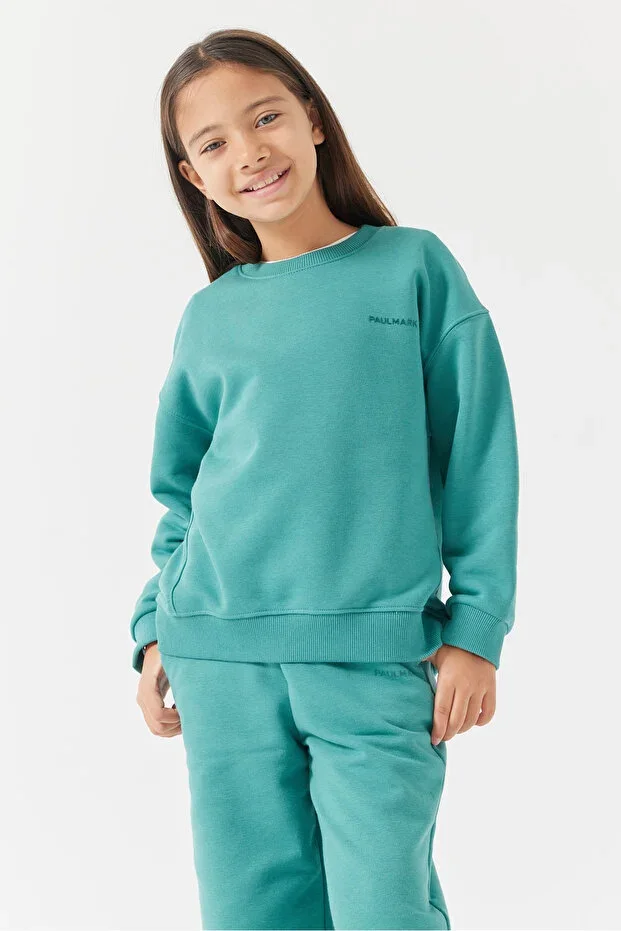 Girls Basic Sweatshirt