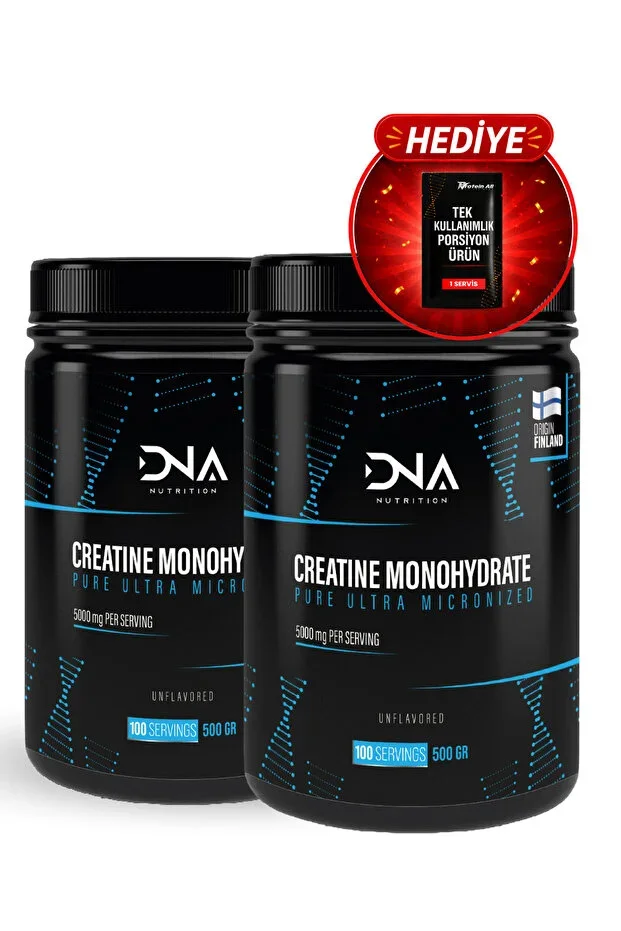 Creatine 500gr X 2 Pieces (TOTAL 1000GR - 200 SERVINGS)
