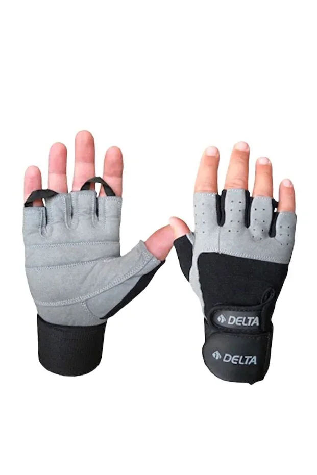 Grey Weight Body Fitness Gloves with Wrist Band SPORDELTA