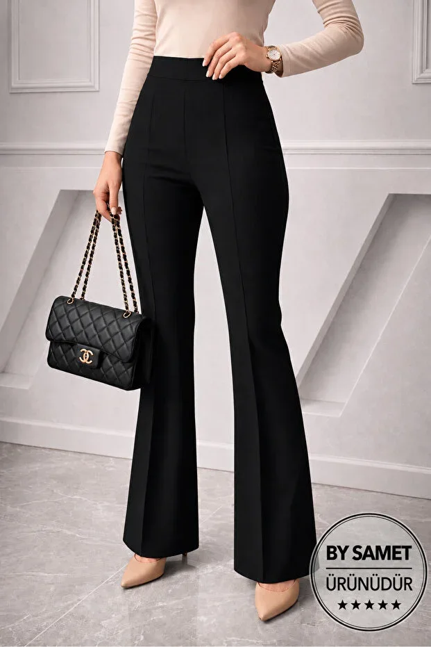 SMAC TREND SHAPING IRON TRACE DETAILED TIGHT PANTS