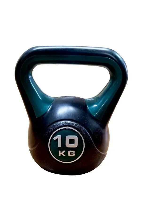 10 kg Cwa-928 Kettlebell 10 Kg Plastic Kettlebell (Teapot) Green 10 Kg