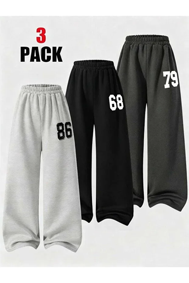 86 68 79 Printed 3-Piece Children's Tracksuit Set