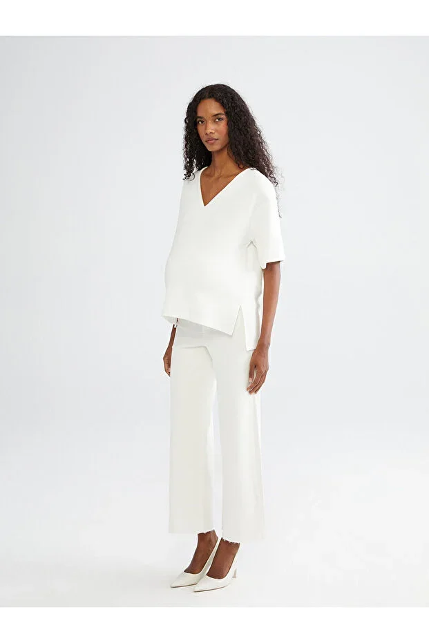 LCWAIKIKI Maternity Belly Panel Slim Fit Maternity Jean Pants