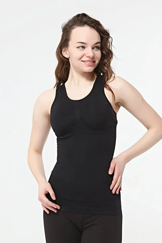 Women's Camisole Corset Shaper and Tightener Maternity Corset Seamless Double Knit Fabric