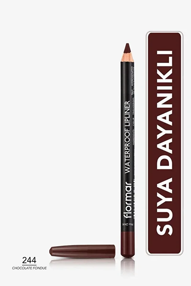 Waterproof Lipliner (COFFEE) - Waterproof Lipliner - 244 Chocolate Fondue - 8690604567591