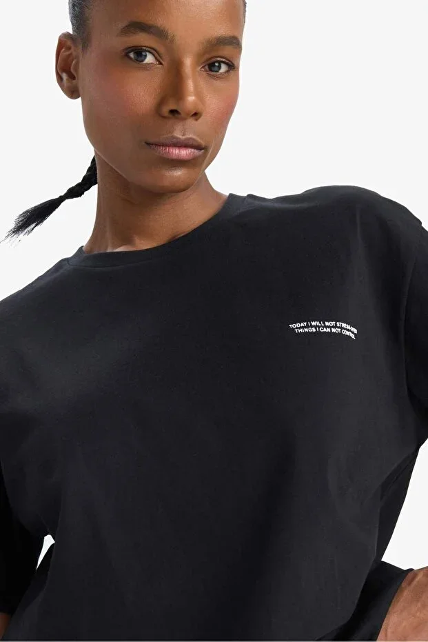 100% Cotton Oversize T-Shirt T7793AZ22SM