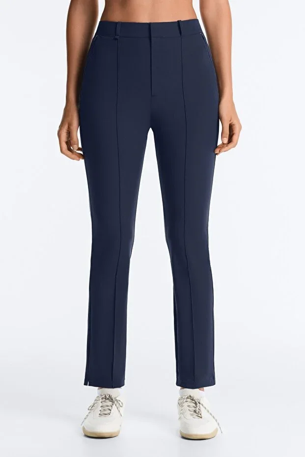Oysho Technical Skinny Ribbed Trousers