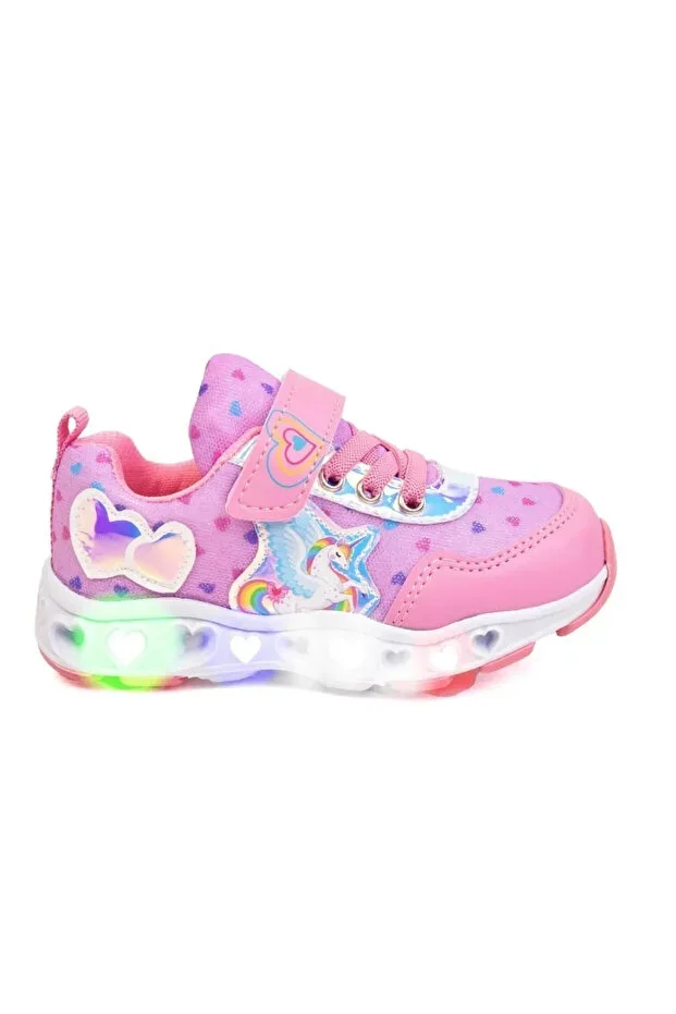 Anatomical Sole Children's Light-Up Sports Shoes