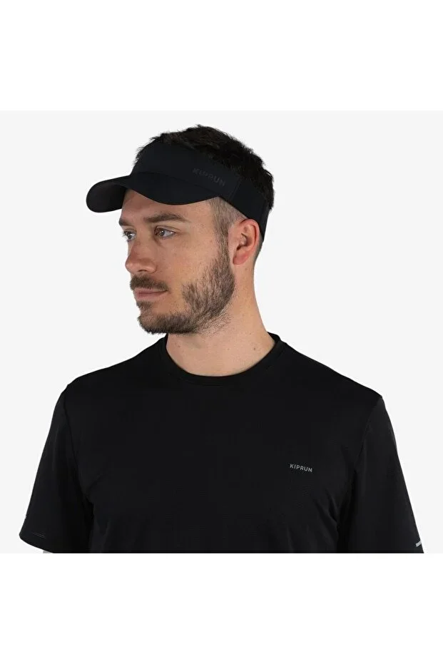 Kiprun Adult Running Visor - Black - Kiprun v2