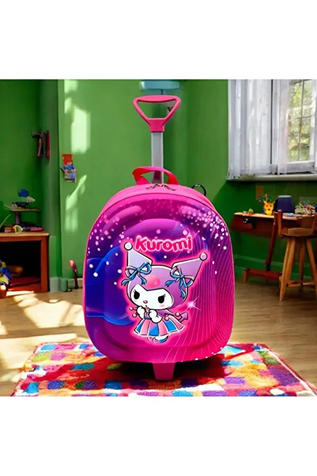 Kindergarten Nursery Children's Suitcase Backpack with Wheels