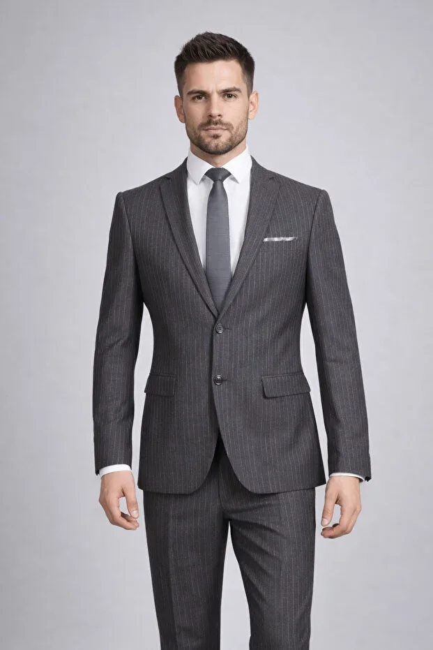 Slim Fit Men's Suit - Stylish Modern Premium Design